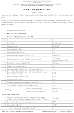 Moto g05 24GB (8G+16GB RAM Boost)/256GB Azul, España, Pantalla superbrillante de 6.67 Pulgadas, Sistema de cámaras de 50 MP, Modo Retrato con IA, Soft luxe, Corning Gorilla Glass 3, batería 5200 mAh Amazon.es: Informática - Imagen 8