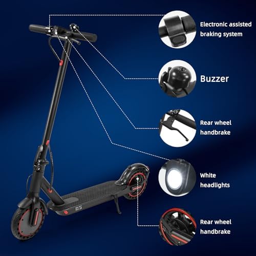 Patinete eléctrico plegable para adultos, batería de 10,4 Ah, autonomía 25-35 km, conexión APP Amazon.es: Deportes y aire libre - Imagen 4