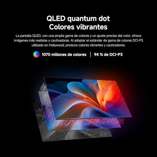 XIAOMI TV F Pro 75, 75 Pulgadas (190 cm), 4K UHD QLED, Smart TV, Fire TV, Control por Voz Alexa, HDR10+, Modo Game Boost 120Hz, MEMC, 2GB+32GB, Compatible con Apple AirPlay, 2025 Amazon.es: Electrónica - Imagen 3