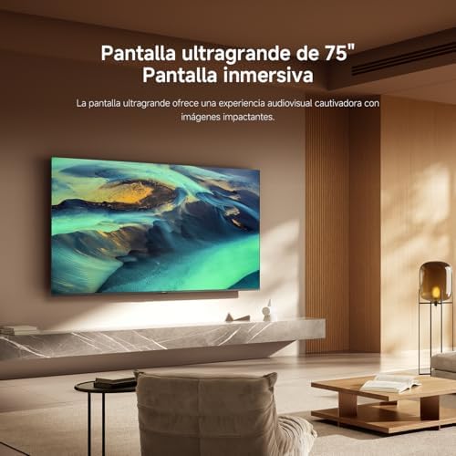 XIAOMI TV F Pro 75, 75 Pulgadas (190 cm), 4K UHD QLED, Smart TV, Fire TV, Control por Voz Alexa, HDR10+, Modo Game Boost 120Hz, MEMC, 2GB+32GB, Compatible con Apple AirPlay, 2025 Amazon.es: Electrónica - Imagen 16