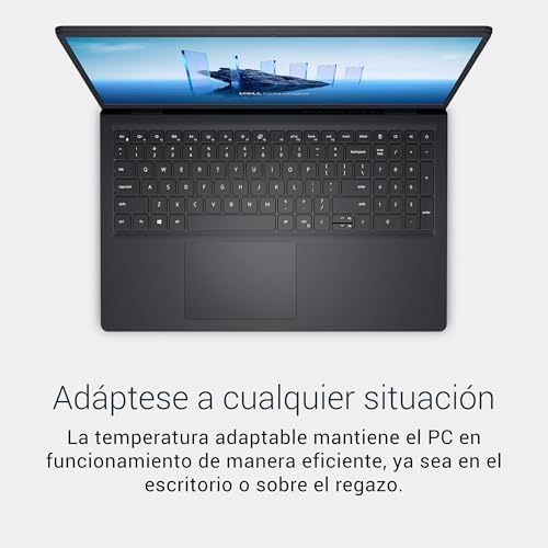 Dell 15 Portátil DC15250 – 15,6" FHD 120Hz, Intel Core i7-1355U, Gráficos Intel UHD, 16GB RAM, 512GB SSD, Webcam HD, Windows 11 Home, Teclado QWERTY Español, Color Negro Amazon.es: Informática - Imagen 5