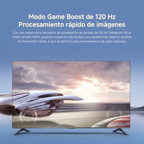 XIAOMI TV F Pro 75, 75 Pulgadas (190 cm), 4K UHD QLED, Smart TV, Fire TV, Control por Voz Alexa, HDR10+, Modo Game Boost 120Hz, MEMC, 2GB+32GB, Compatible con Apple AirPlay, 2025 Amazon.es: Electrónica - Imagen 7