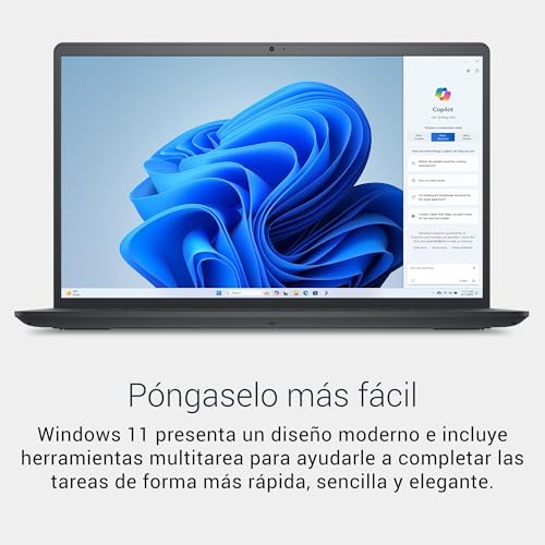 Dell 15 Portátil DC15250 – 15,6" FHD 120Hz, Intel Core i7-1355U, Gráficos Intel UHD, 16GB RAM, 512GB SSD, Webcam HD, Windows 11 Home, Teclado QWERTY Español, Color Negro Amazon.es: Informática - Imagen 7