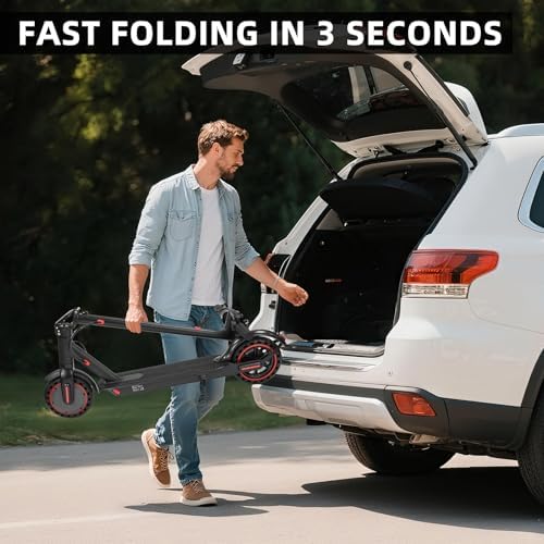 Patinete eléctrico plegable para adultos, batería de 10,4 Ah, autonomía 25-35 km, conexión APP Amazon.es: Deportes y aire libre - Imagen 5