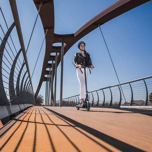 Cecotec Patinete Eléctrico Adultros Homologado DGT Bongo D20E Connected, Potencia MAX 500 W, hasta 20km Autonomía, Disco Freno Trasero y E-ABS, Conectividad App, Ligero 12,2Kg, Batería 5200mAh, 36V Amazon.es: Deportes y aire libre - Imagen 5