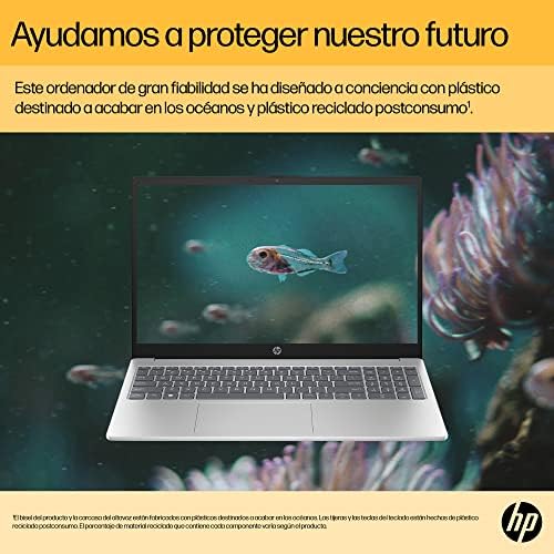 HP - Ordenador portátil de 15.6" FHD (AMD Ryzen 5-7520U, 16 GB RAM, 1TB SSD, AMD Radeon Graphics, Sin Sistema operativo) Plata y Azul - Teclado QWERTY Español Amazon.es: Informática - Imagen 8